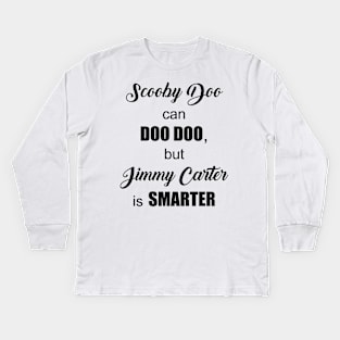 Carter is smarter Kids Long Sleeve T-Shirt